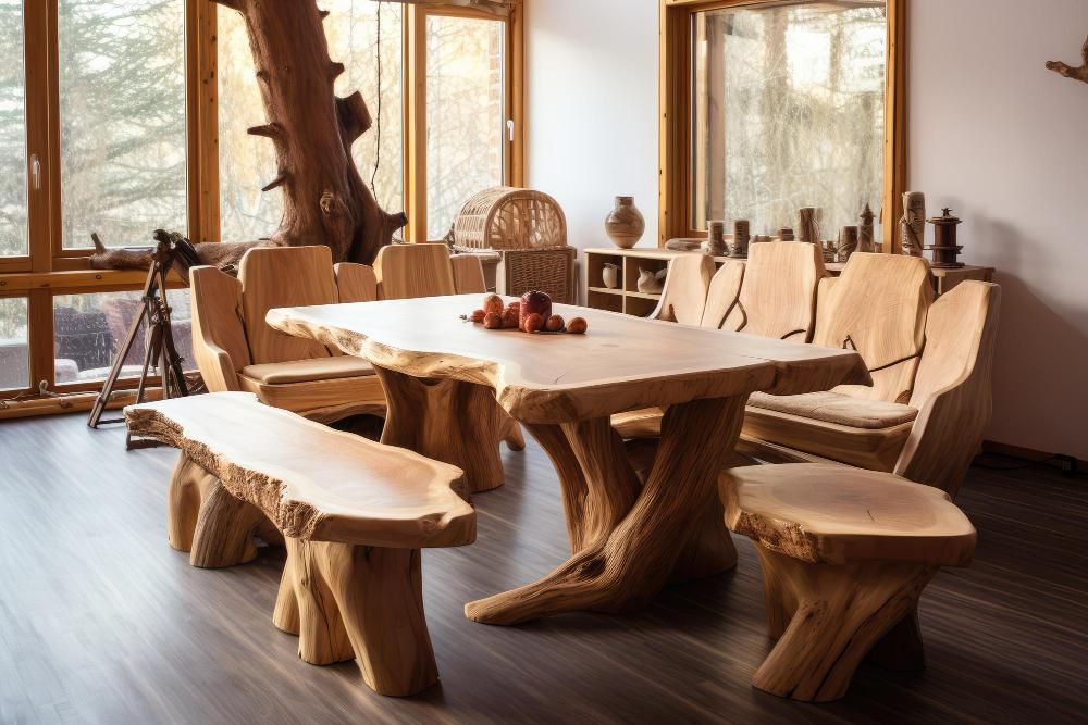 Nature's Embrace: Custom Wood Furniture Inspired by the Wild